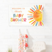 Banderoles Baby shower Sunshine (En situation)