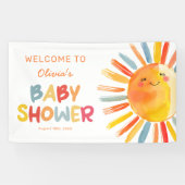 Banderoles Baby shower Sunshine (Horizontal)