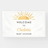 Banderoles Baby shower Sunshine (Horizontal)