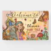 Banderoles Baby Shower sur mesure Mur Enchanté Conte de Fée d (Horizontal)