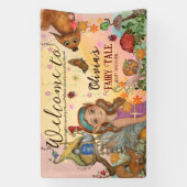 Banderoles Baby Shower sur mesure Mur Enchanté Conte de Fée d (Verticale)