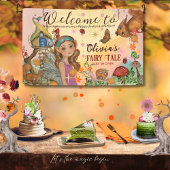 Banderoles Baby Shower sur mesure Mur Enchanté Conte de Fée d