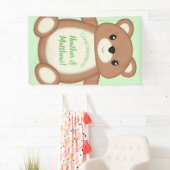 Banderoles Baby shower Teddy Bear (En situation)