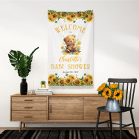 Baby shower Teddy Bear et Sunflower