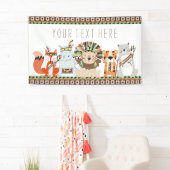 Banderoles Baby shower tribal (En situation)