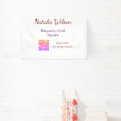 Banderoles Babysitter garderie nounou ajouter nom détails q (Insitu)