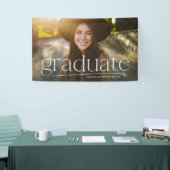 Banderoles Baccalauréat simple avec photo graduation personna (Salon professionnel)
