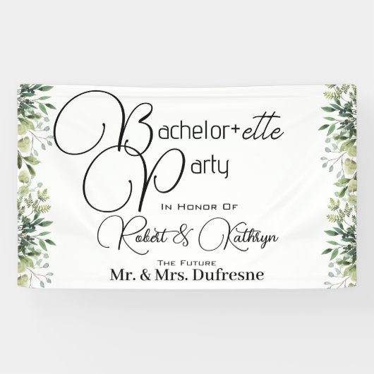 Banderoles Bachelor+Foliing Party (Horizontal)