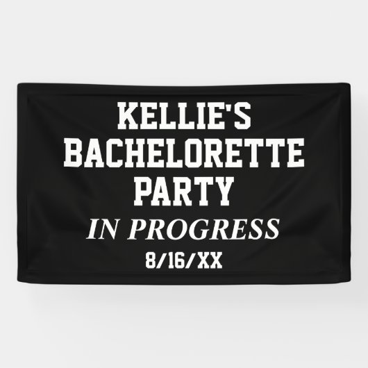 Banderoles Bachelorette en cours (Horizontal)