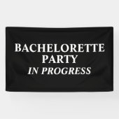 Banderoles Bachelorette en cours (Horizontal)