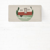 Banderoles Bachelorette Party Camper Mountains Week-end (Insitu)