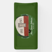 Banderoles Bachelorette Party Camper Mountains Week-end Green (Verticale)