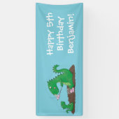 Banderoles Baguettes mignonnes grillant des marshmallows dess (Vertical)