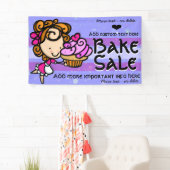 Banderoles \Bake Sale.Publicité Collecte de fonds PromotionCu (En situation)