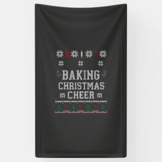 Banderoles Baking Christmas Cheer Gingerbread Oven Tricot Pat