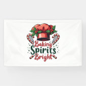 Banderoles Baking Spirits Bright Funky Baking Chef Baker (Horizontal)