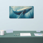 Banderoles baleine côtière/marine (Salon professionnel)