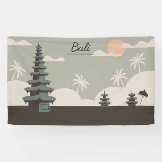 Banderoles Bali Indonésie (Horizontal)