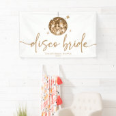 Banderoles Balle Disco Dorée Mariée de Disco Enterrement de V (En situation)