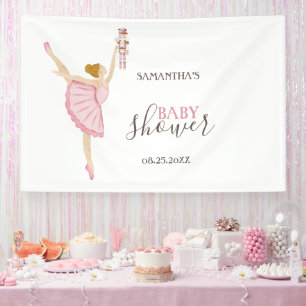 Banderoles Ballerine à l'aquarelle Casse-noisette Fête de béb