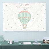 Banderoles Ballon à air chaud Genre révéler Contexte (Salon professionnel)