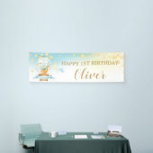 Banderoles Ballons à air chaud Animaux mignons Anniversaire (Salon professionnel)