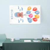 Banderoles Ballons à ours en peluche mignonne garçon fête d'a (Salon professionnel)