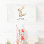 Banderoles Ballons d'anniversaire de Dinosaur (En situation)