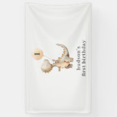 Banderoles Ballons d'anniversaire de Dinosaur (Vertical)