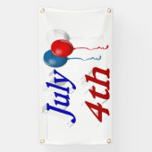 Banderoles Balloons du 4 juillet (Verticale)