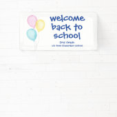 Banderoles Balloons Welcome Back to School  (Insitu)