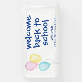Banderoles Balloons Welcome Back to School  (Verticale)