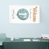 Banderoles Ballotte moderne simple accueil 1er anniversaire (Salon professionnel)