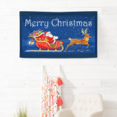 Banderoles Bande dessinée mignonne du père noël de Joyeux (En situation)