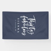 Banderoles Bandeau d'anniversaire fabuleux et de trente ans (Horizontal)