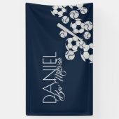 Banderoles Bandeau de baseball Bar Mitzvah (Vertical)