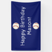 Banderoles Bandeau de baseball / Soirée de softball (Vertical)