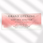 Banderoles Bandeau minimaliste Ombre rose