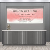 Banderoles Bandeau minimaliste Ombre rose