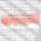 Banderoles Bandeau minimaliste Ombre rose