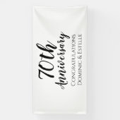 Banderoles Bandeau publicitaire du 70e anniversaire (Verticale)