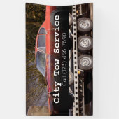 Banderoles Bandeau publicitaire du service de remorquage (Vertical)