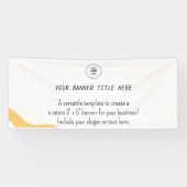 Banderoles Bandeau publicitaire extérieur 3' x 5' (Horizontal)