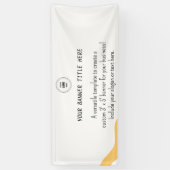 Banderoles Bandeau publicitaire extérieur 3' x 5' (Vertical)