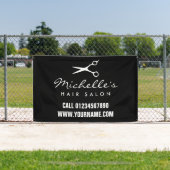 Banderoles Bandeau publicitaire extérieure du salon de coiffu (Insitu)