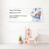 Banderoles Bandeau publicitaire Médicale modifiable pour la s (Insitu)