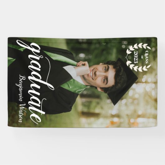 Banderoles Bandeau publicitaire pour les diplômés de script p (Horizontal)