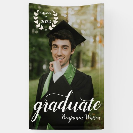 Banderoles Bandeau publicitaire pour les diplômés de script p (Vertical)