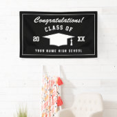 Banderoles Bandeau publicitaire pour les félicitations de la  (En situation)