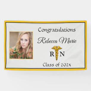 Banderoles Bandeau publicitaire sur les diplômes d'infirmière